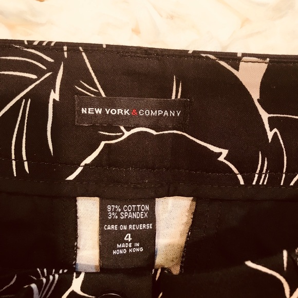 New York & Company pants. Floral design. - Picture 5 of 5